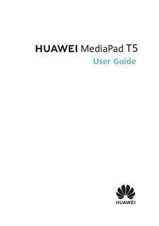 Huawei Mediapad T5 manual. Camera Instructions.
